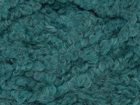 Garen Boucl&eacute; Zeegroen 65% acryl/20% wol/15%polyamide