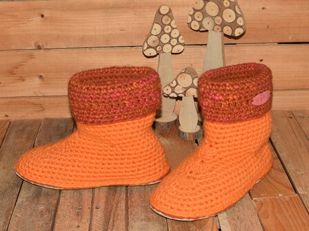 Size 37 Slubbers pair Orange Lilly wintermodel