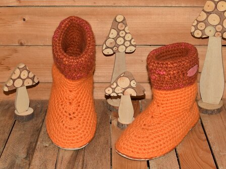 Size 37 Slubbers pair Orange Lilly wintermodel