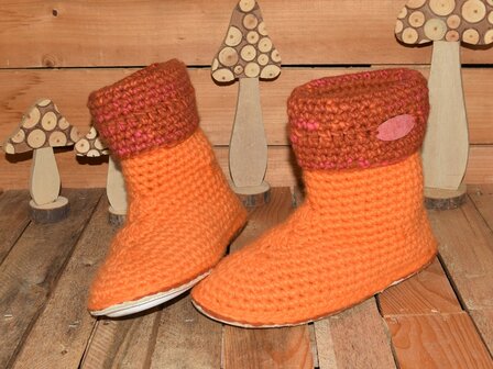 Size 37 Slubbers pair Orange Lilly wintermodel