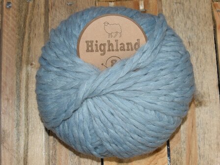 Garen Highland8 ijsblauw