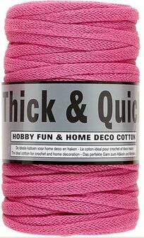 Hobby Fun and Home Deco 100% cotton bright pink