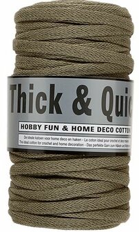 Hobby Fun and Home Deco 100% cotton olive green