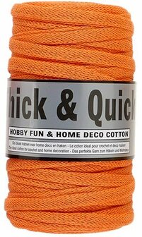 Hobby Fun and Home Deco 100% cotton bright orange