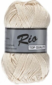 Garen Rio gemerceriseerd 100% katoen beige