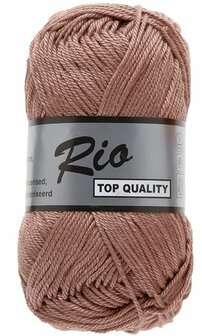 Yarn Rio 100% mercerized cotton frosted brown