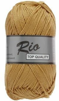 Yarn Rio 100% mercerized cotton green ocheryellow