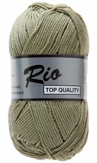 Yarn Rio 100% mercerized cotton olivegreen