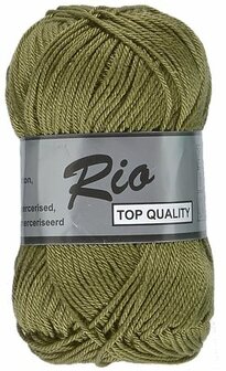 Yarn Rio 100% mercerized cotton mossgreen
