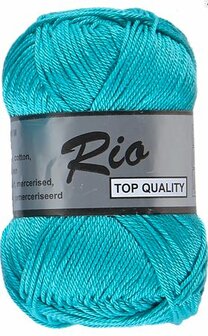 Garen Rio gemerceriseerd 100% katoen turquoise