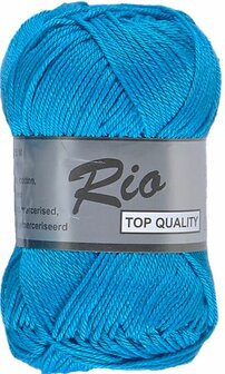 Garen Rio gemerceriseerd 100% katoen donker turquoise