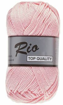 Yarn Rio 100% mercerized cotton soft pink