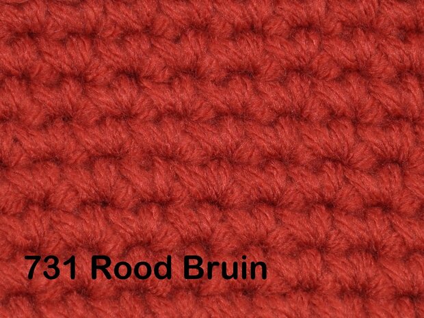 Gents-Ladies haakpakket No1 uni roodbruin