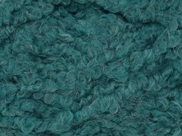 Garen Bouclé Zeegroen 65% acryl/20% wol/15%polyamide