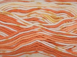 Garen Home oranje-geel gemêleerd 100% acryl