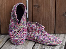 haakpakket Lente Lacet MIX donkerlila-limegroen-felroze