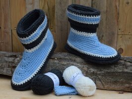 Maat 44 Slubbers paar Retro Blue wintermodel