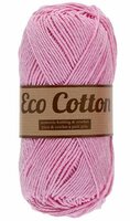 Garen Eco katoen roze 90% katoen/10% polyester